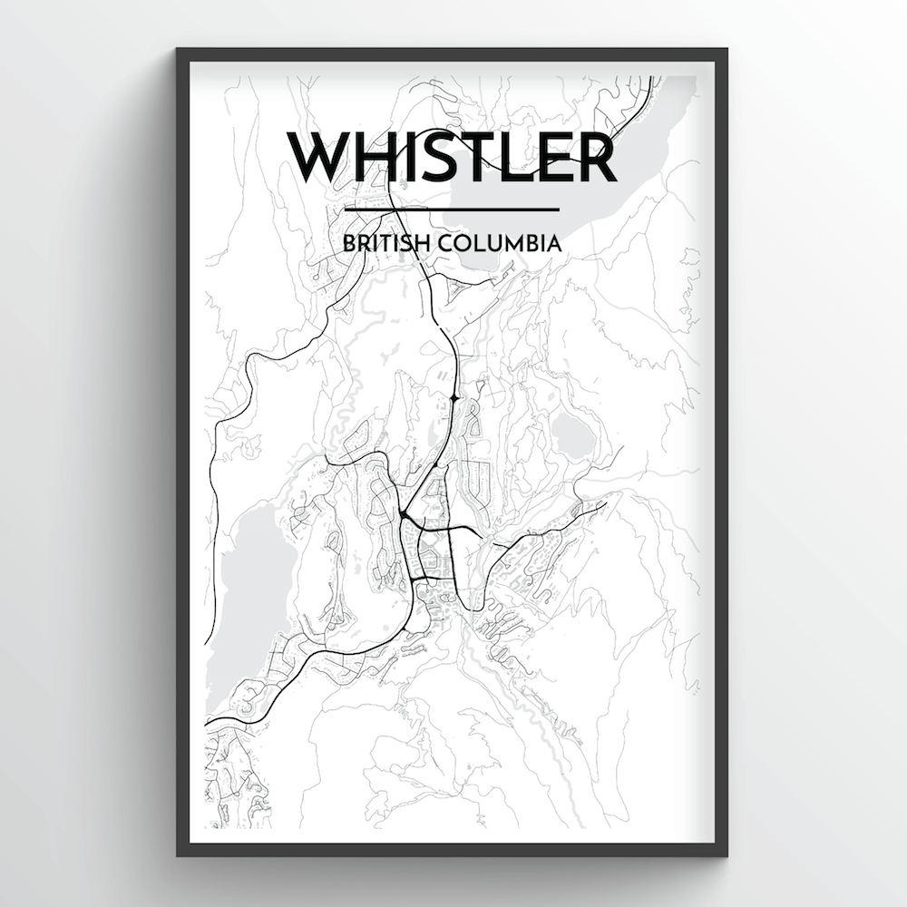 Whistler City Map - Point Two Design
