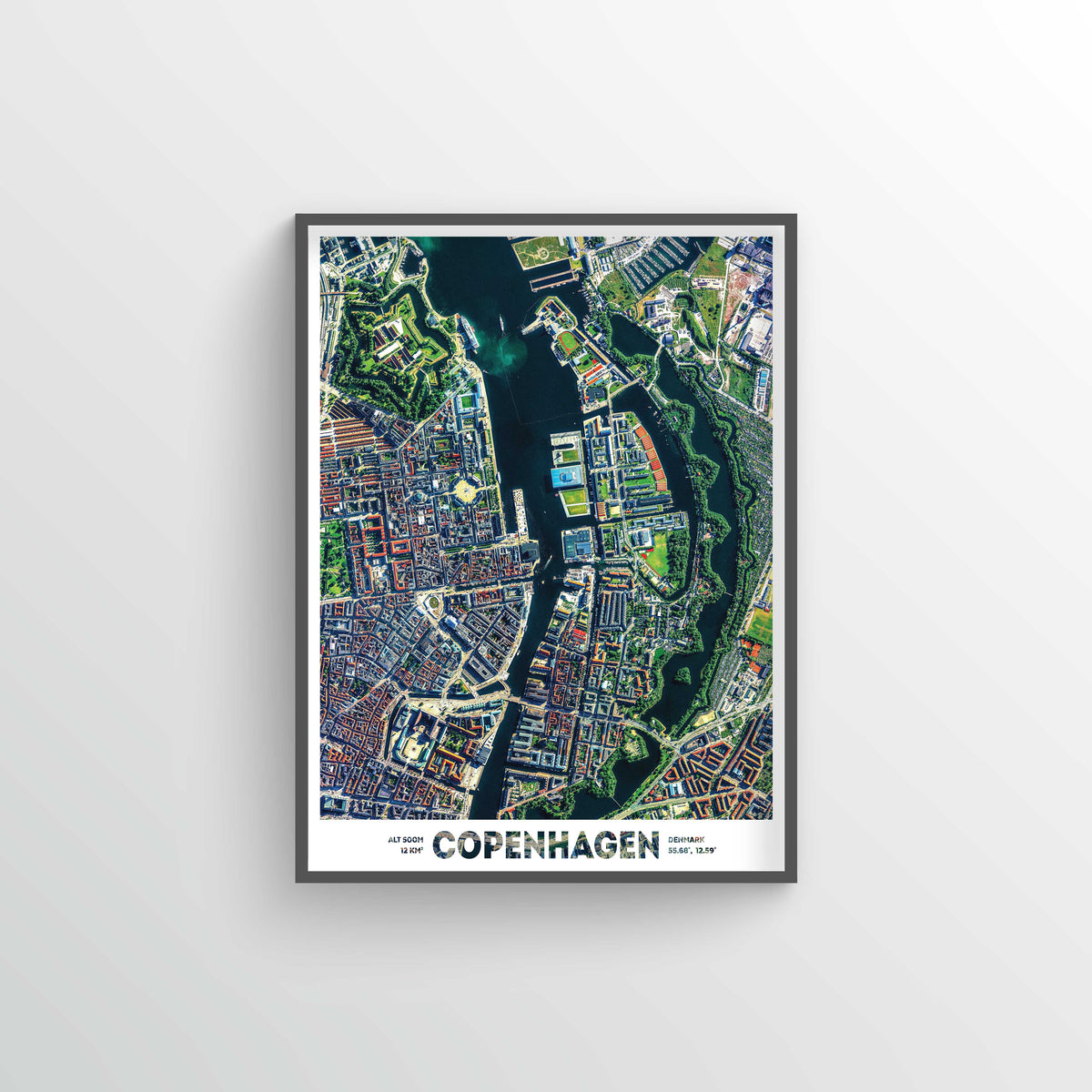 Copenhagen Earth Photography - Art Print
