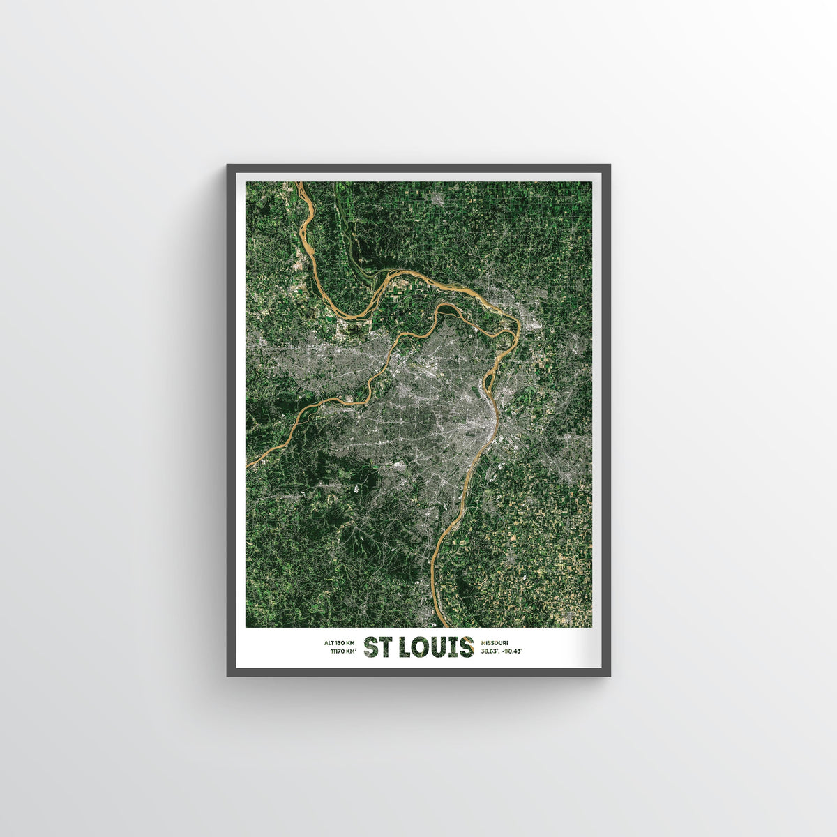 St Louis Earth Photography - Art Print