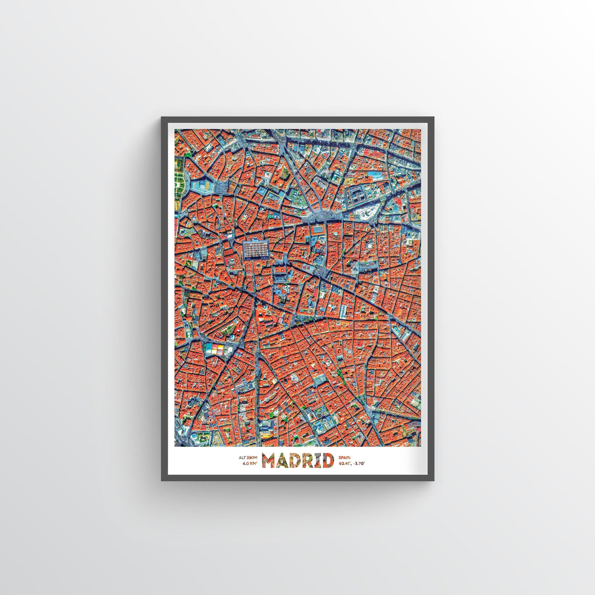 Madrid Earth Photography - Art Print