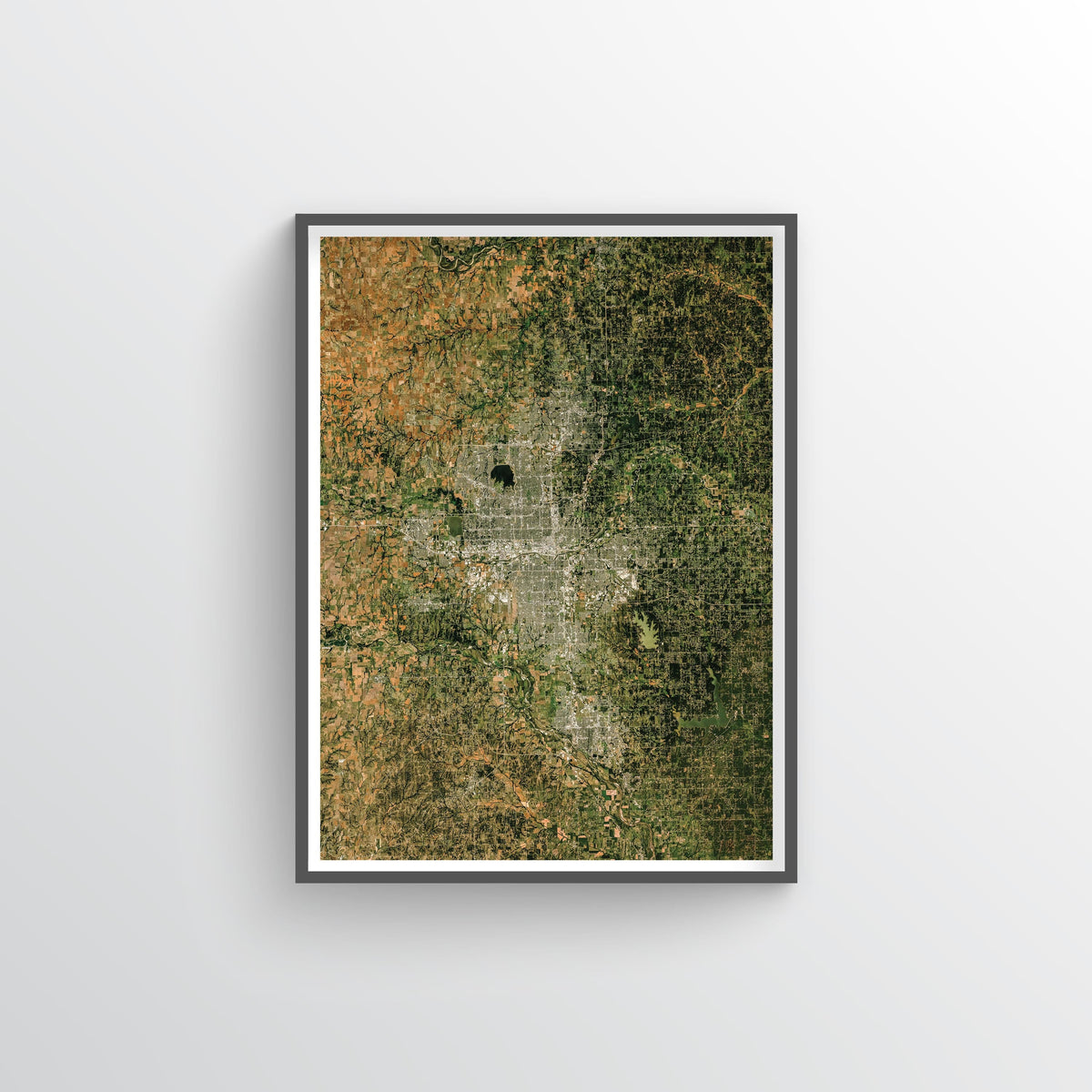 Oklahoma City Earth Photography - Art Print