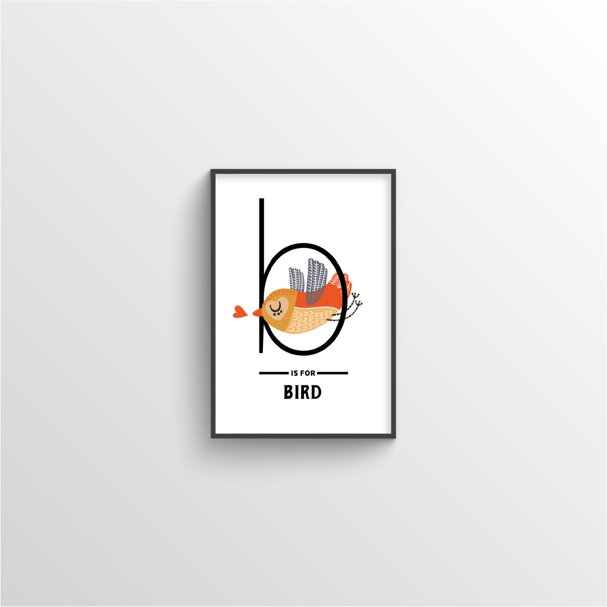 Animal Alphabet - Letter B - Point Two Design
