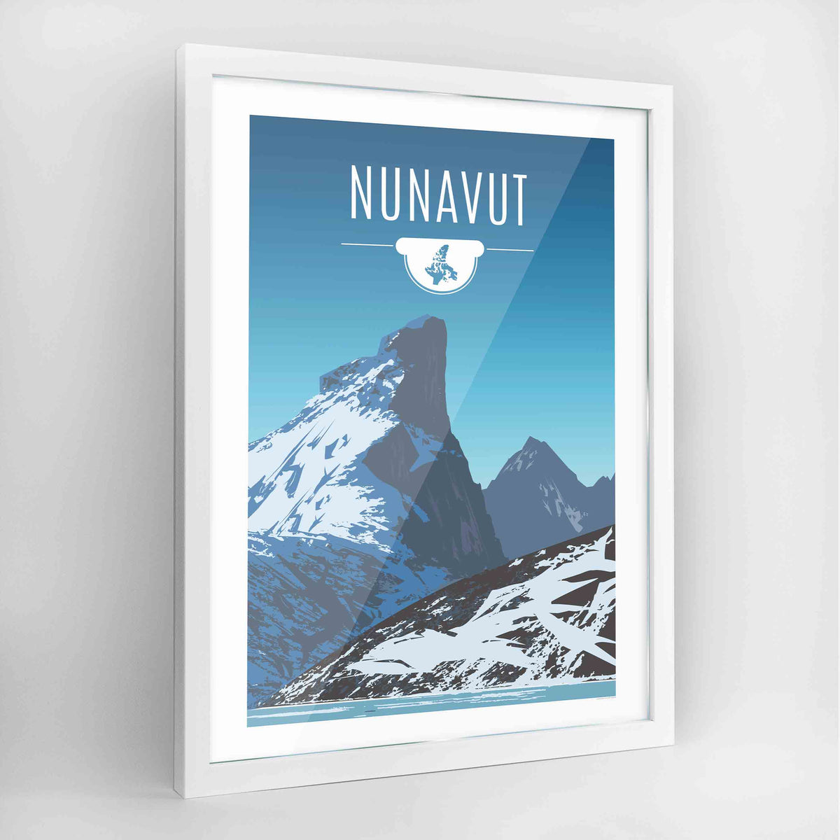 Nunavut Territory Frame Print