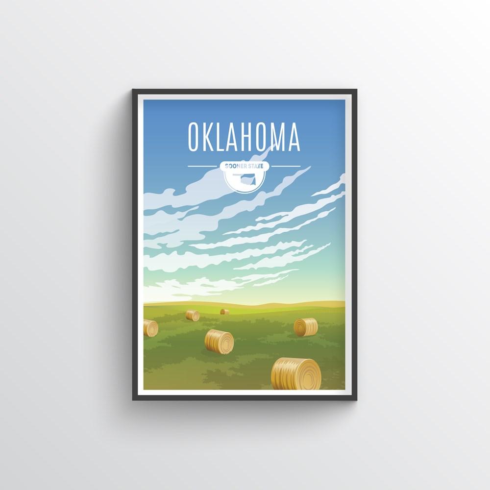 Oklahoma State Print