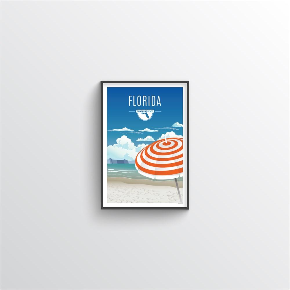 Florida State Print - Point Two Design