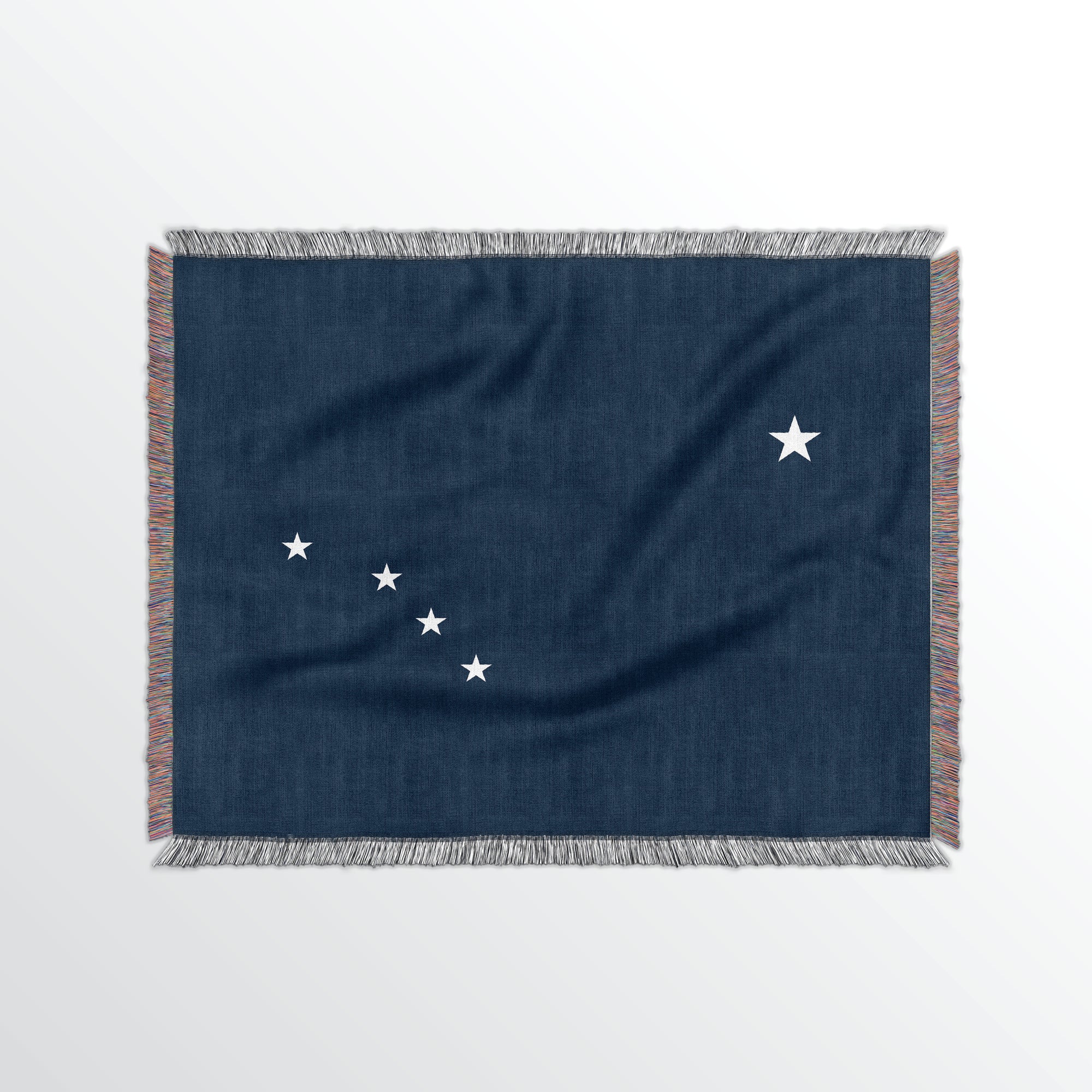 Alaska State Woven Cotton Blanket - Point Two Design