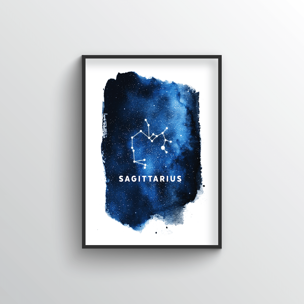 Zodiac Art Print - Sagittarius
