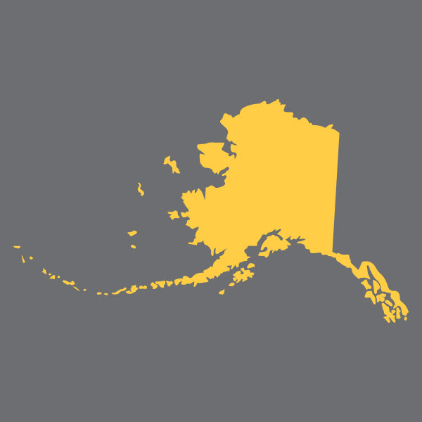 Alaska City Map Art - Custom City Map Prints - Point Two Design