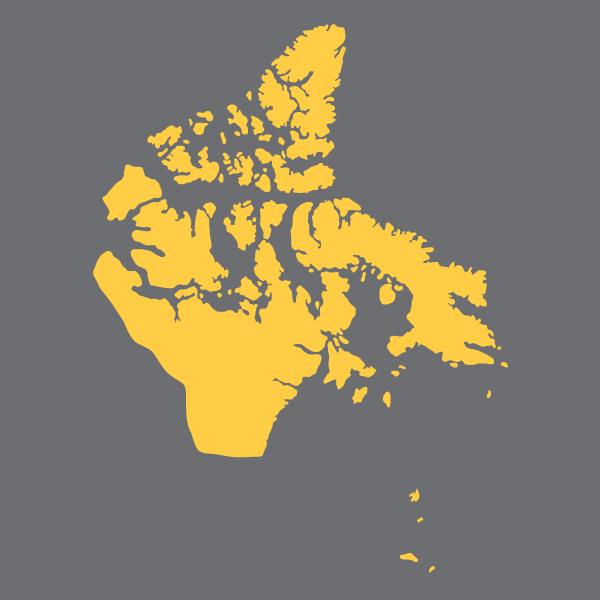 Nunavut City Map Art - Custom City Map Prints - Point Two Design