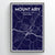 Mount Airy City Map Print