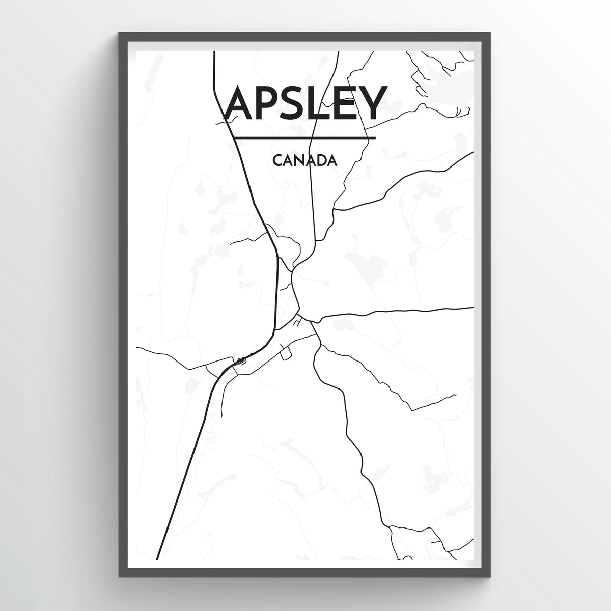 Apsley City Map Print