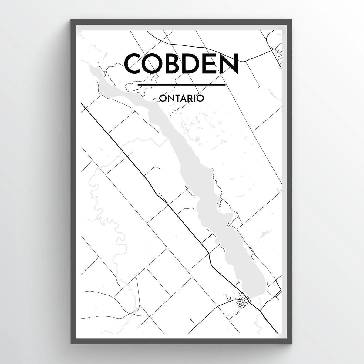 Cobden City Map Print