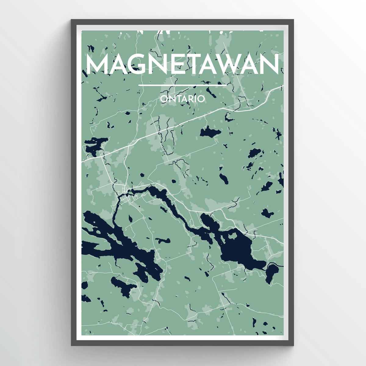 Magnetawan City Map Print