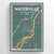 Waterville City Map Print