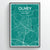 Olney City Map Print