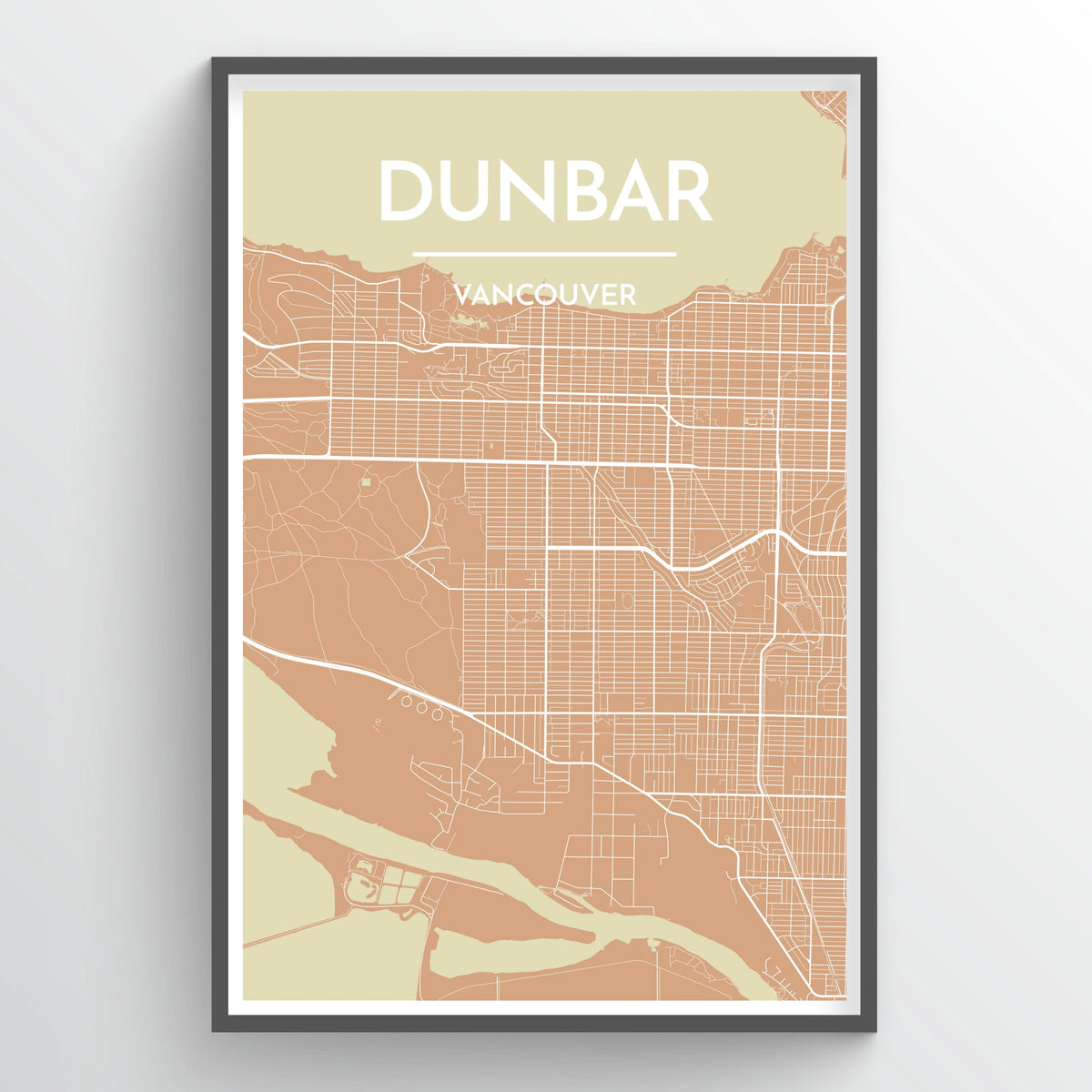 Dunbar City Map Print