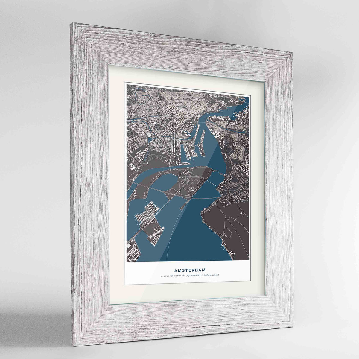 Amsterdam 3D City Model - Framed