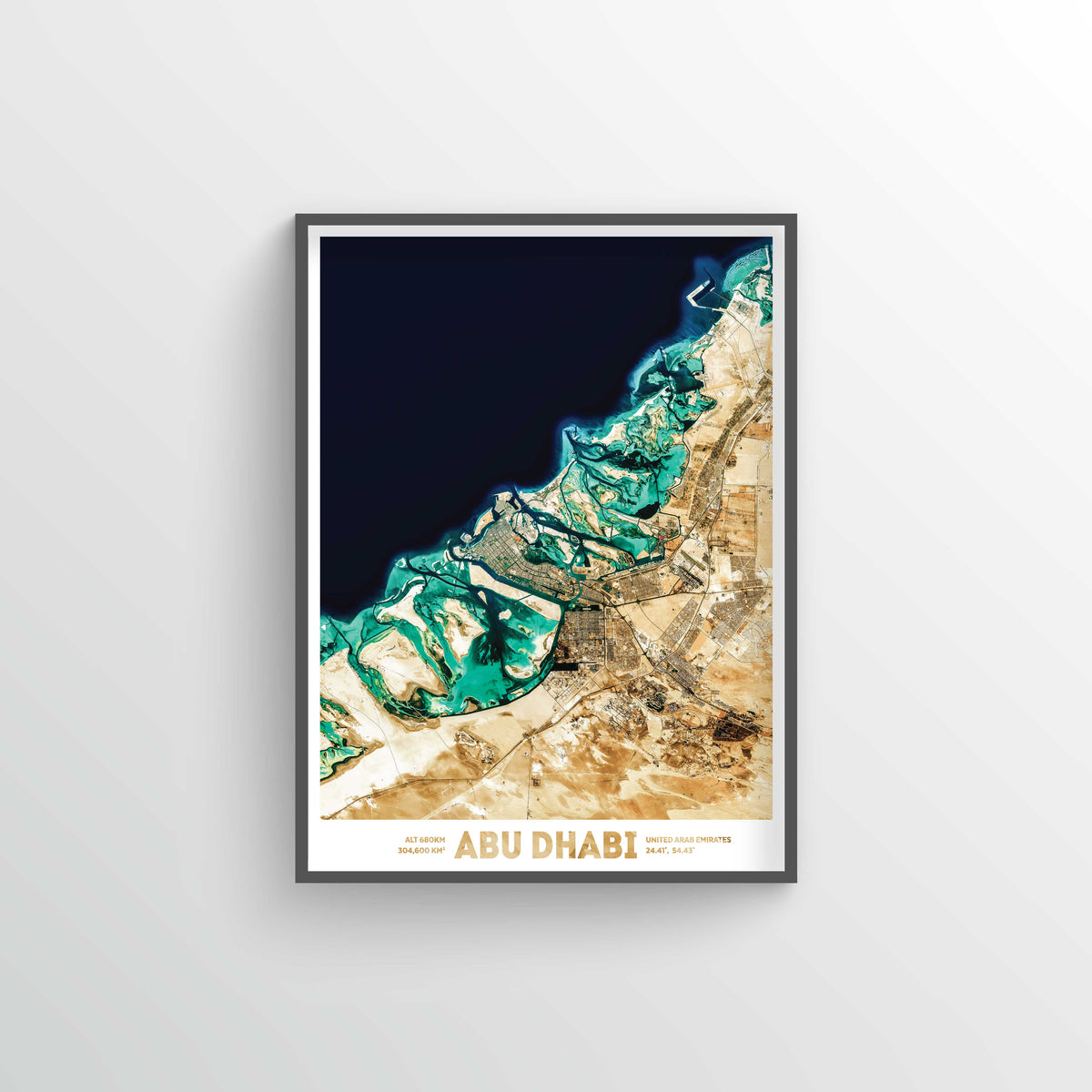 Abu Dhabi Earth Photography - Art Print