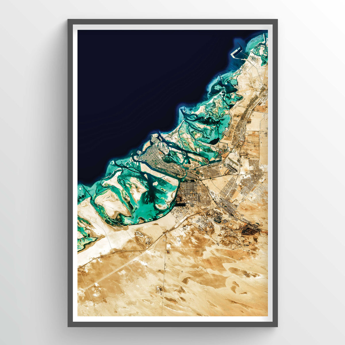 Abu Dhabi Earth Photography - Art Print - Point Two Design