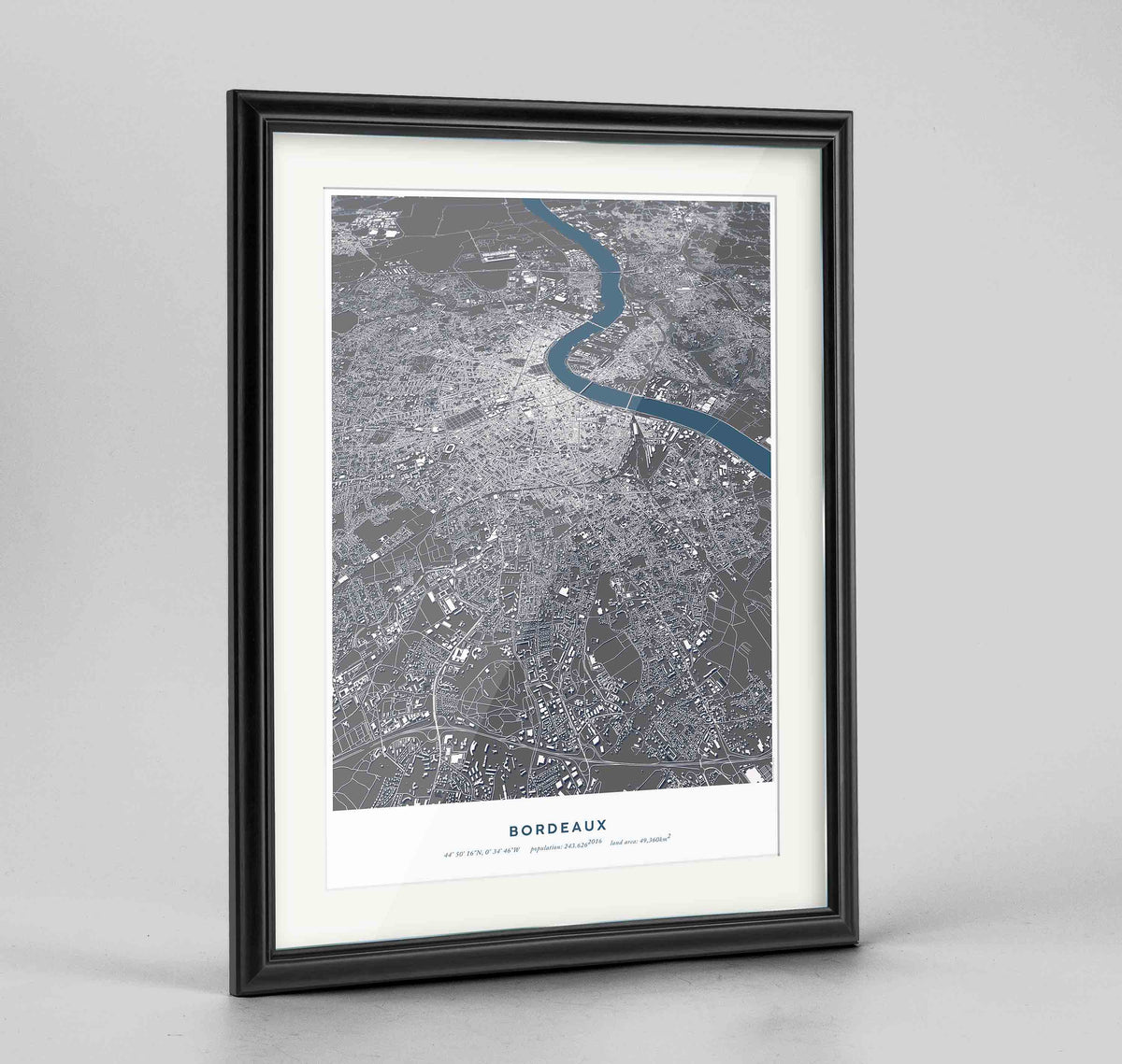 Bordeaux 3D City Model - Framed