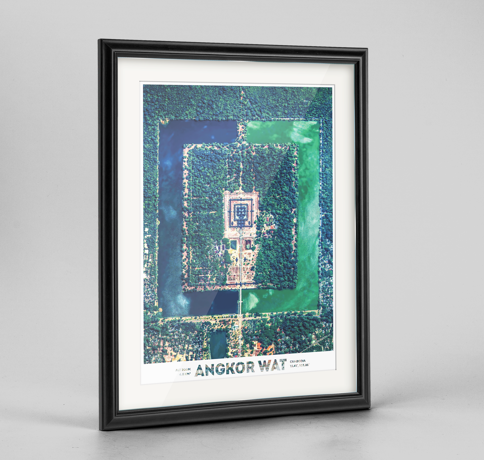 Angkor Wat Earth Photography - Art Print - Point Two Design
