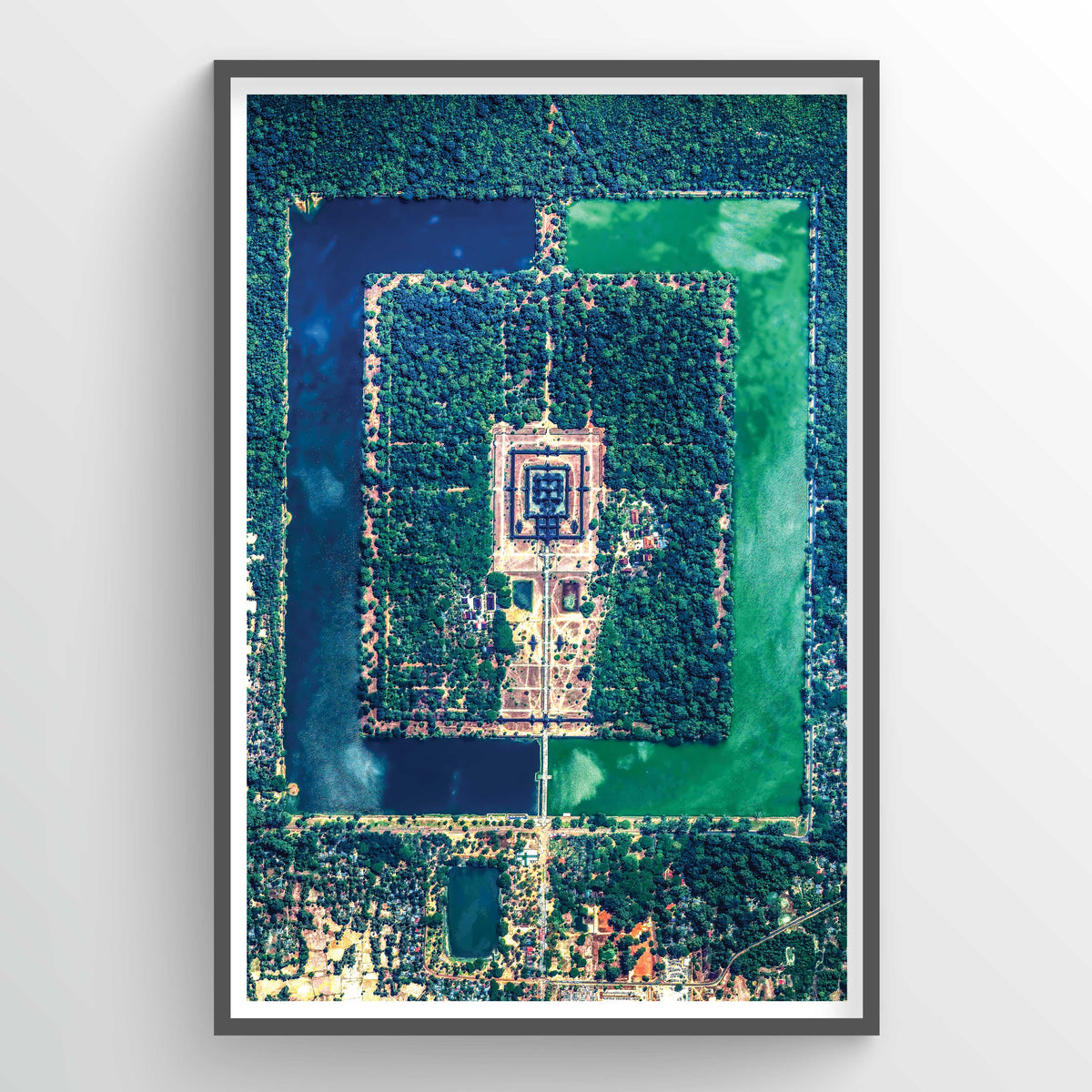 Angkor Wat Earth Photography - Art Print - Point Two Design
