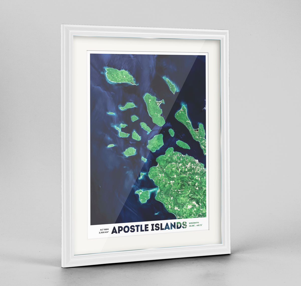 Apostles Islands Earth Photography Art Print - Framed