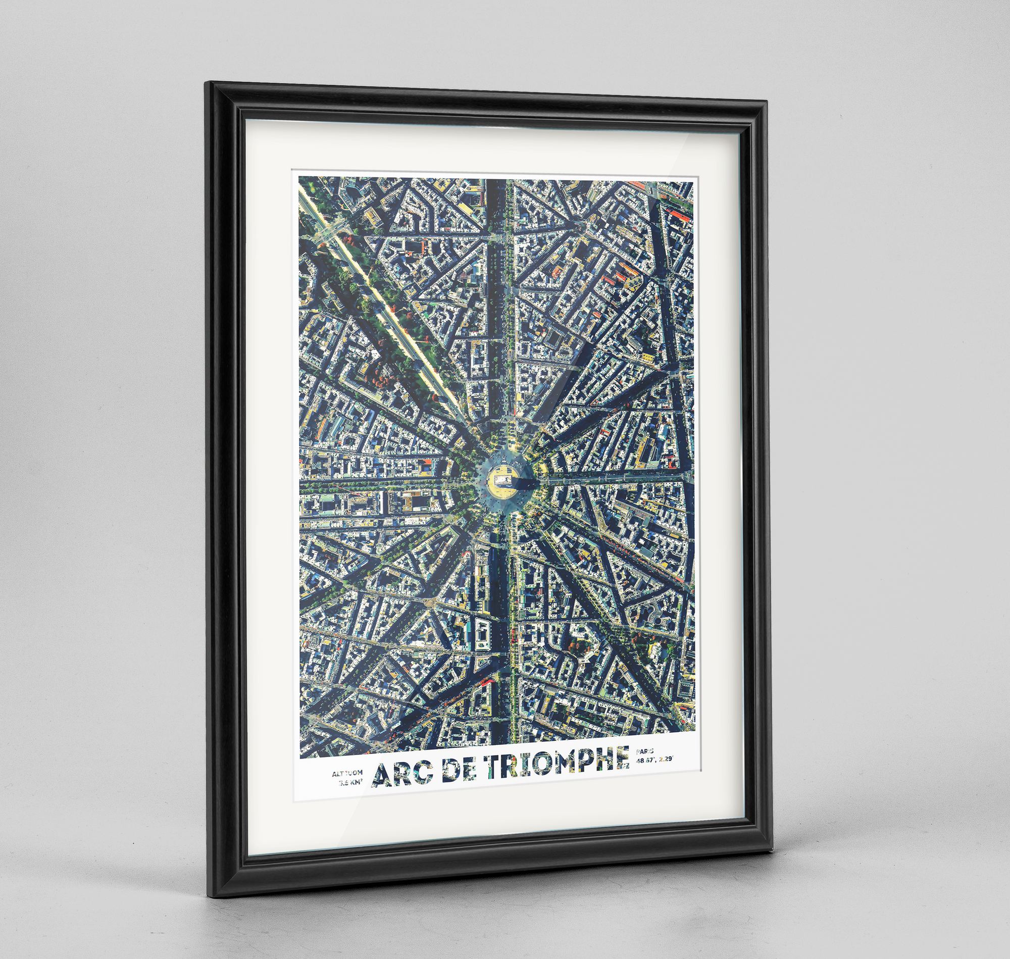 Arc de Triomphe Earth Photography - Art Print - Point Two Design