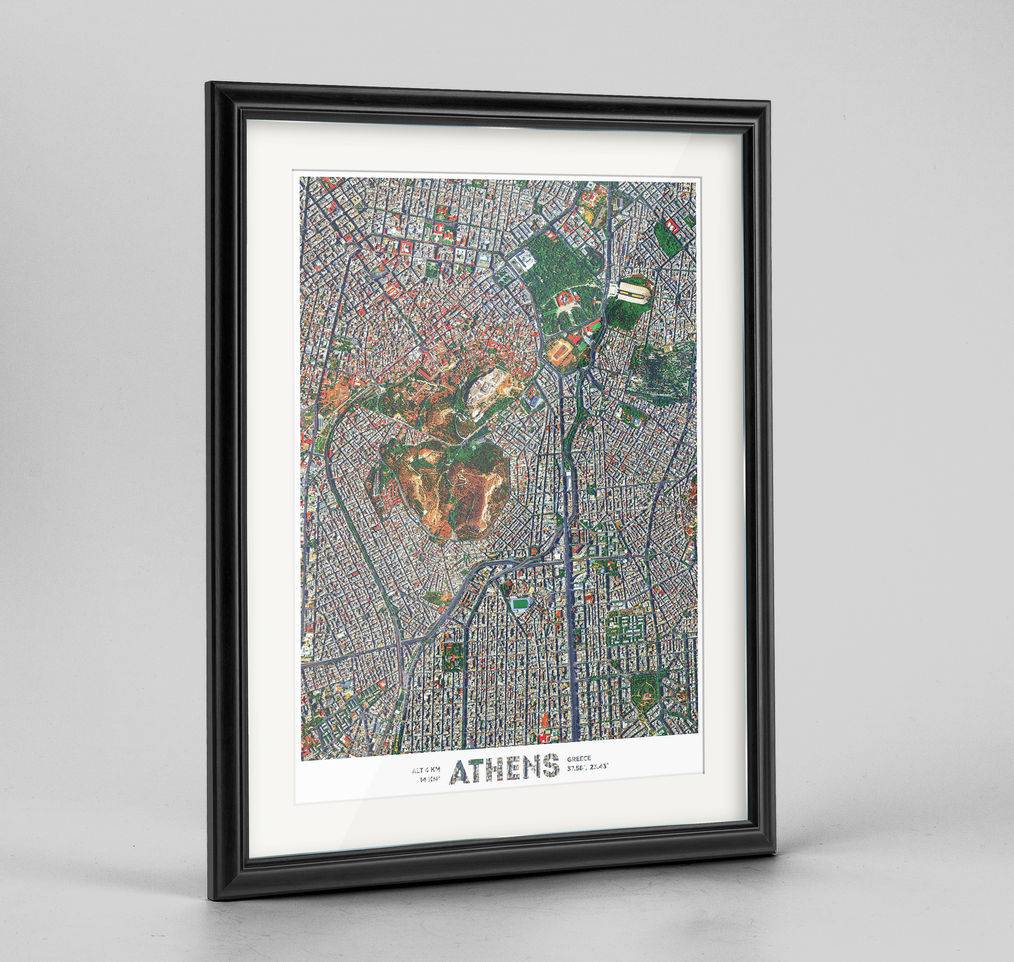 Athens Earth Photography - Art Print - Point Two Design