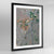 Athens Earth Photography Art Print - Framed