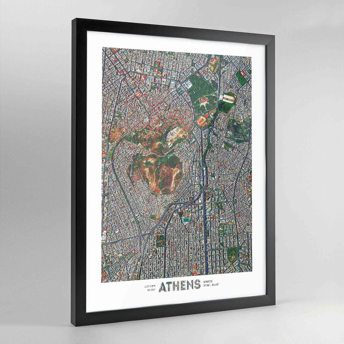 Athens Earth Photography - Art Print - Point Two Design