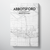 Abbotsford Map Canvas Wrap - Point Two Design