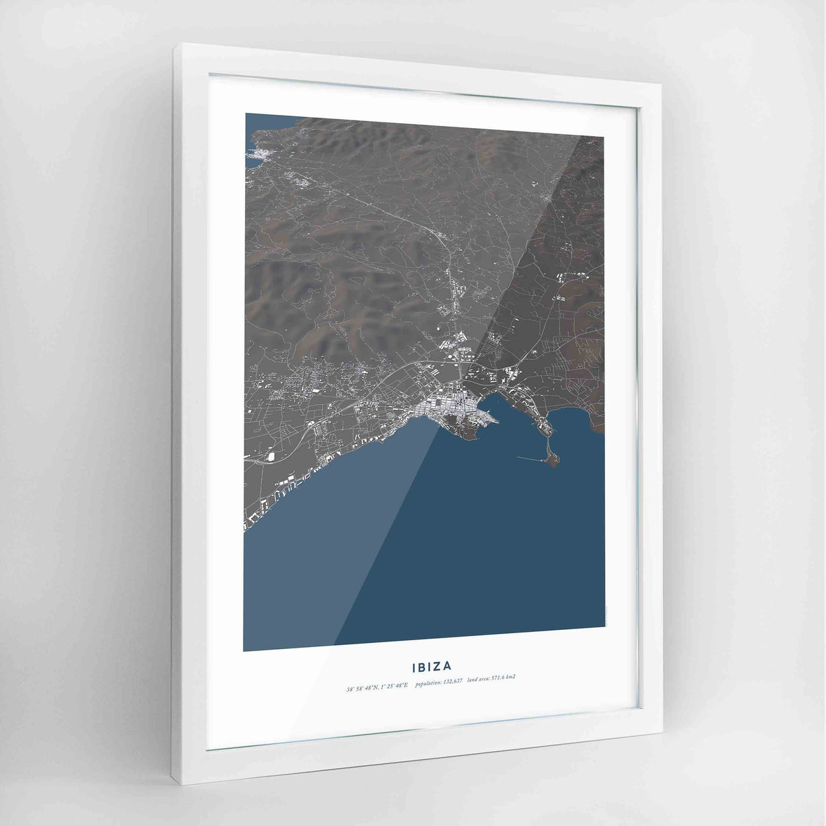Ibiza 3D City Model - Framed