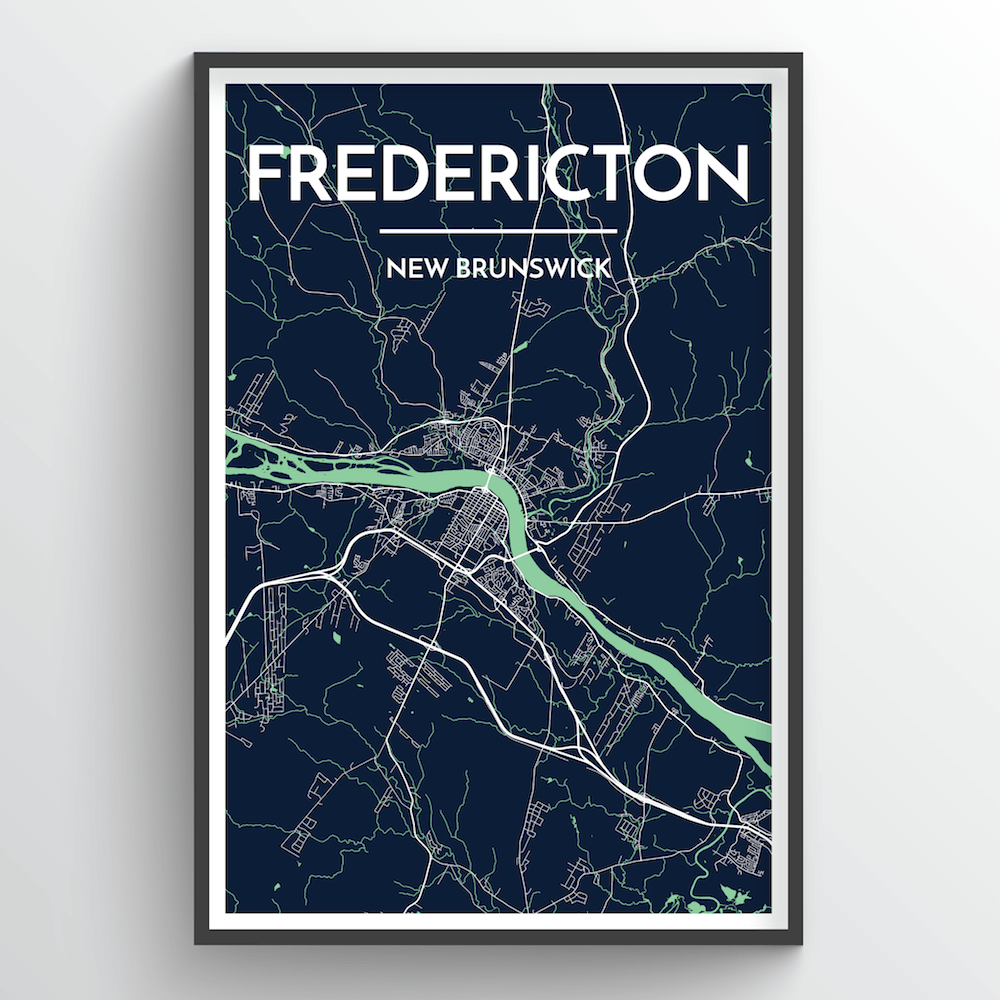 Fredericton City Map - Point Two Design