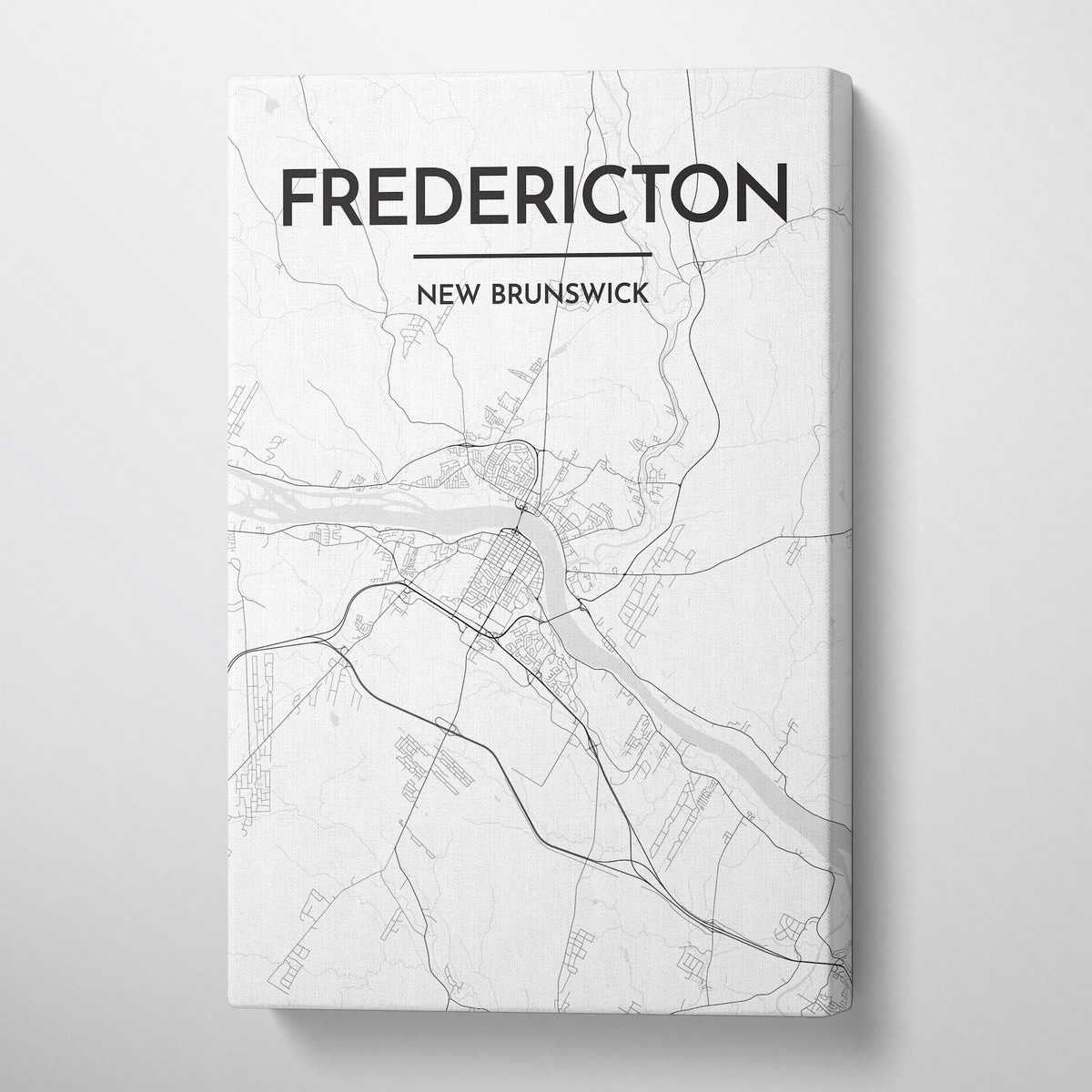 Fredericton City Map - Point Two Design