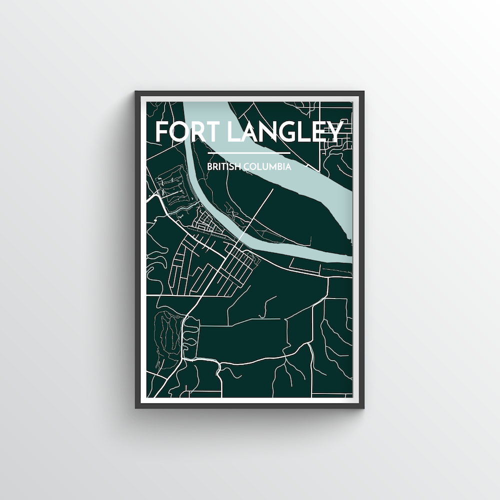 Fort Langley City Map - Point Two Design