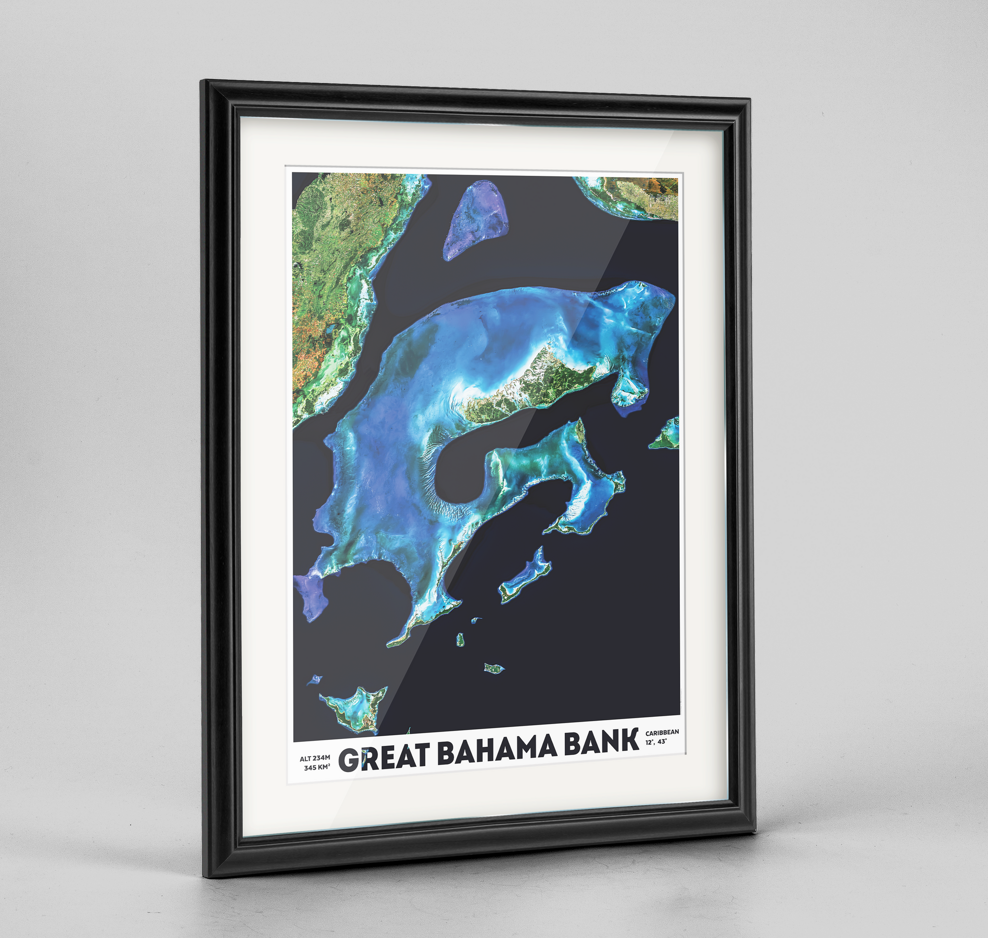 Bahama Banks Earth Photography - Art Print - Point Two Design