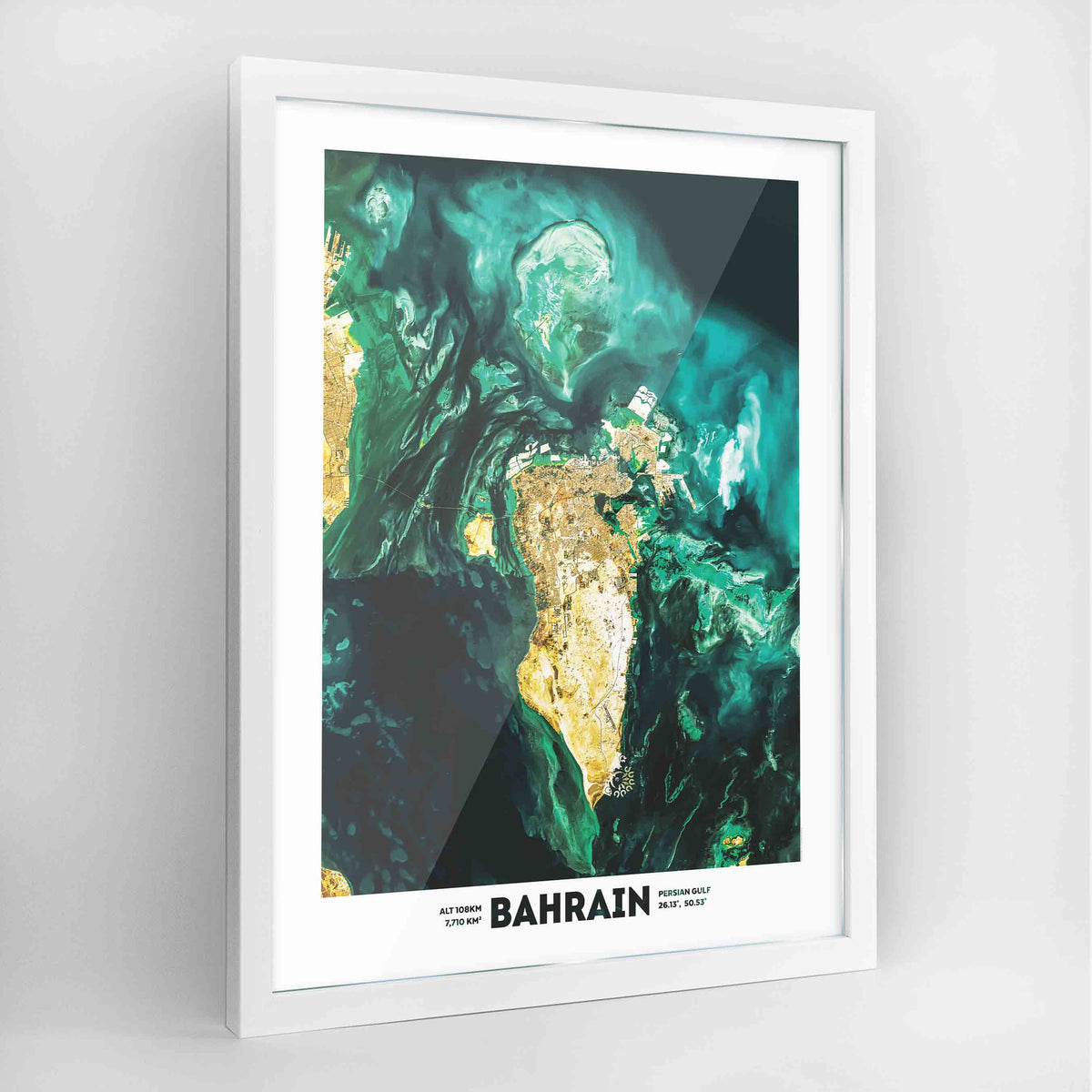Bahrain Earth Photography Art Print - Framed