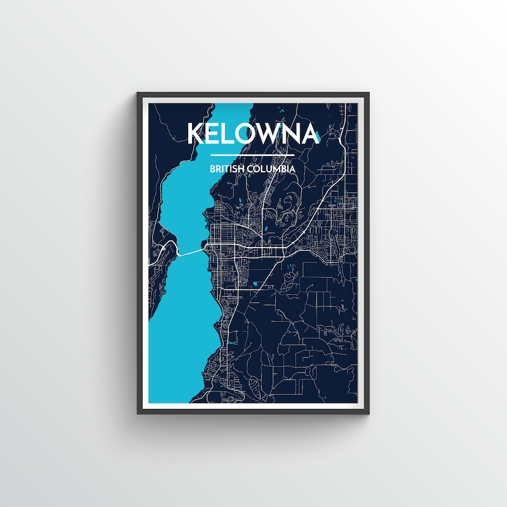 Kelowna City Map - Point Two Design