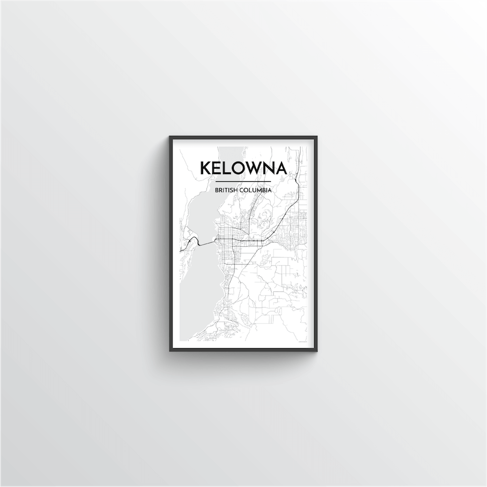 Kelowna City Map - Point Two Design