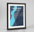 Framed Kelowna Map Art Print 24x36" Traditional Black frame Point Two Design Group