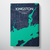 Kingston City Map Map Canvas Wrap - Point Two Design