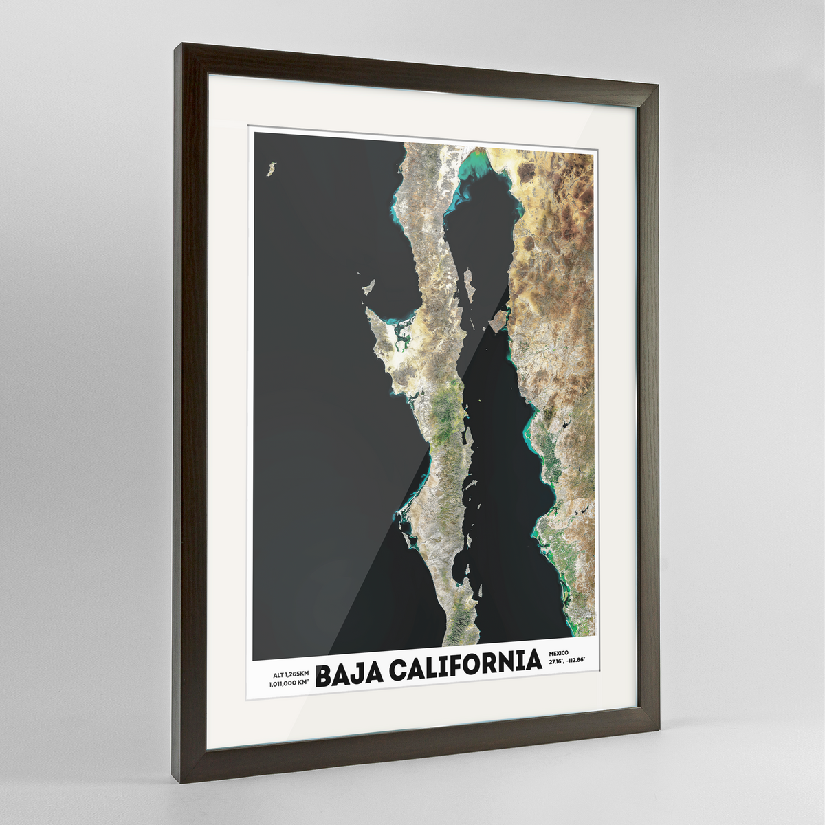 Baja California Earth Photography Art Print - Framed