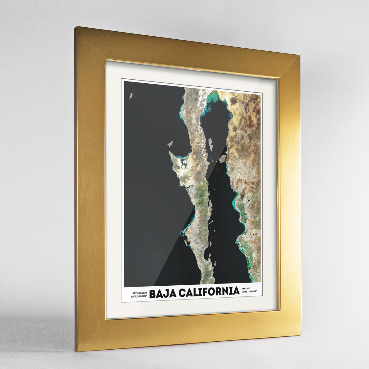 Baja California Earth Photography Art Print - Framed