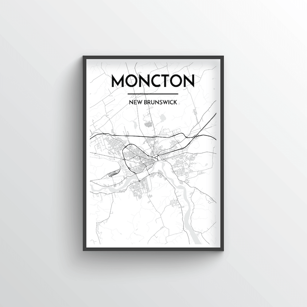 Moncton City Map - Point Two Design