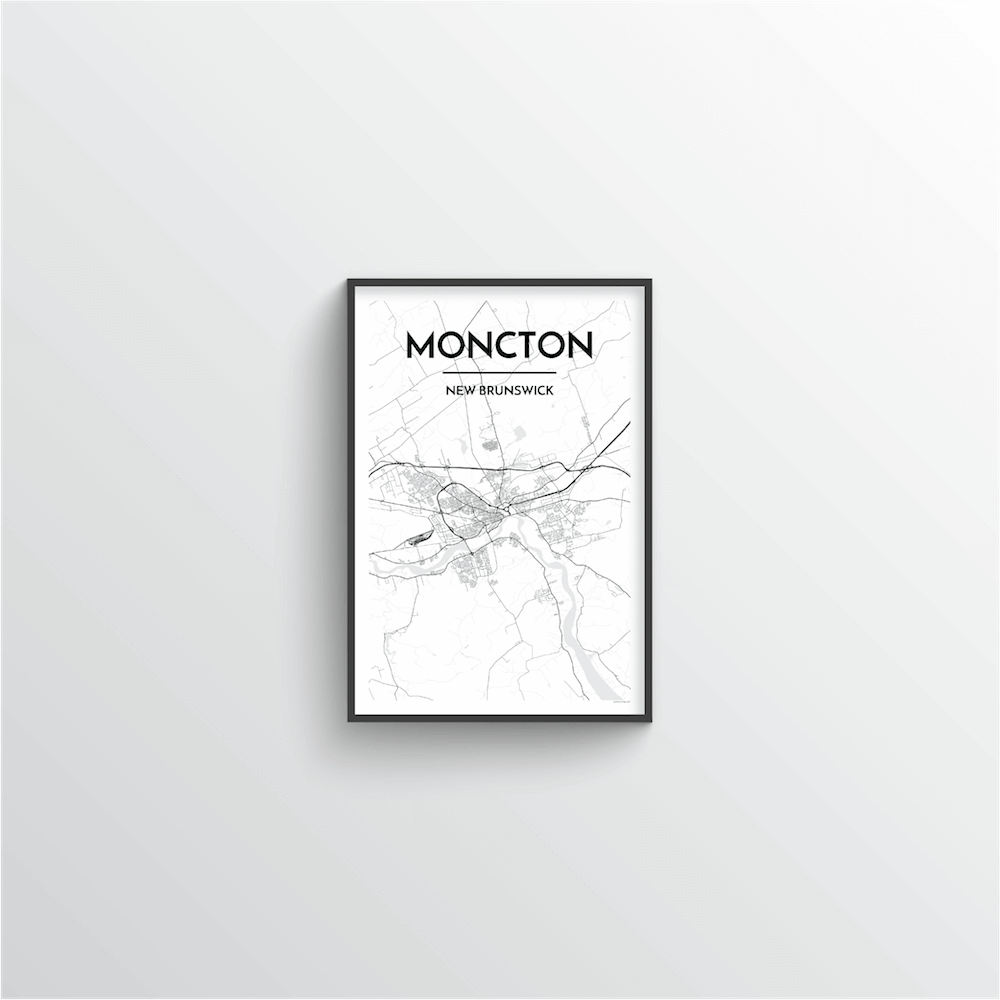 Moncton City Map - Point Two Design