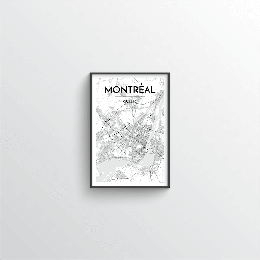 Montreal City Map - Point Two Design