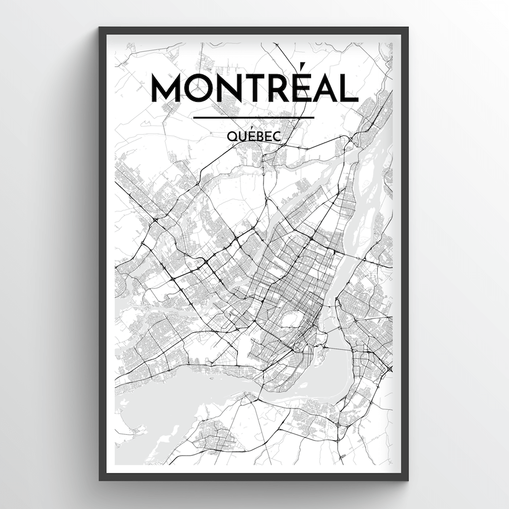 Montreal City Map - Point Two Design