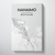 Nanaimo City Map Canvas Wrap - Point Two Design - Black and White
