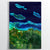 Belize Barrier Reef Earth Photography - Floating Acrylic Art - Point Two Design